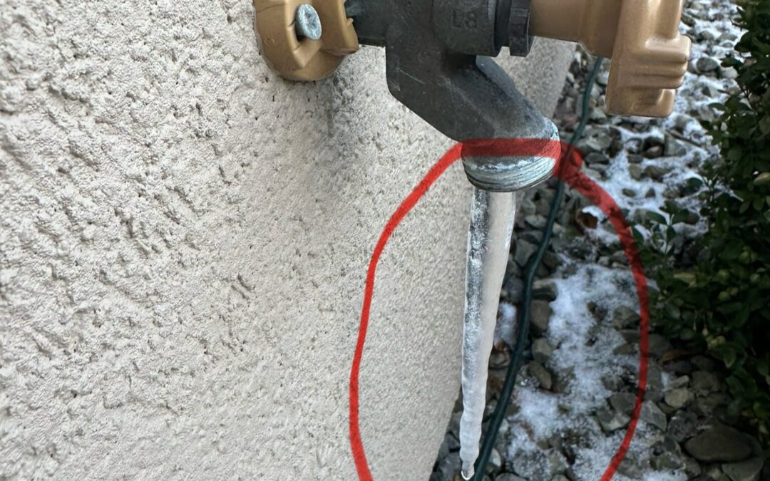 Why an Icicle Formed on Your Freeze-Proof Spigot — And What It Means for Your Home